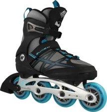 K2 Alexis 80 Alu Damen-Inliner Inline-Skates Fitness Freeskates Grau/Türkis NEU