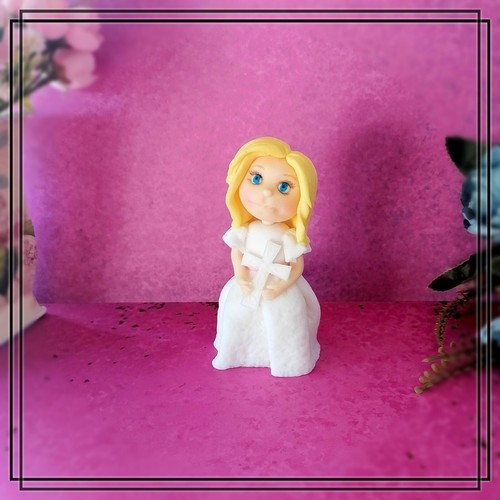 Mädchen tortenfigur zur taufe - mädchen,