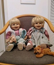 2x Künstlerpuppe Pärchen