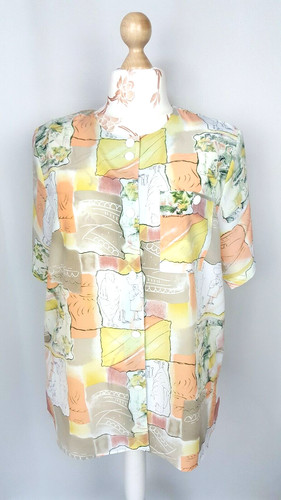 Vintage tunika bluse - vintage,