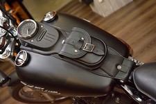 leder tank panel tasche für