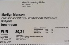Marilyn Manson Berlin Ticket Konzert 17.11.2025 Stehplatz Innenraum