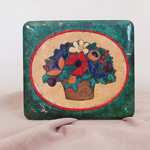 Vintage deckeldose blech - vintage,