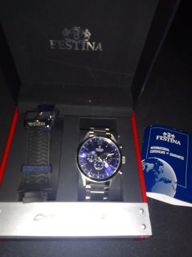 Festina chronograph dunkelblau - festina,