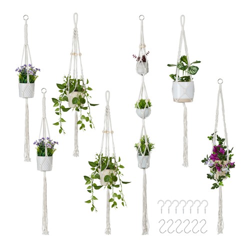Makramee blumenampel - makramee,