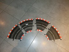 1:40 Carrera Profi 71501 geb Schienen 1/45 ° bemalt/beschriftet  ( 4 Stück ) (1)