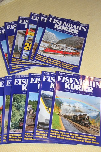 Eisenbahn kurier jahrgang 2017 - eisenbahn,