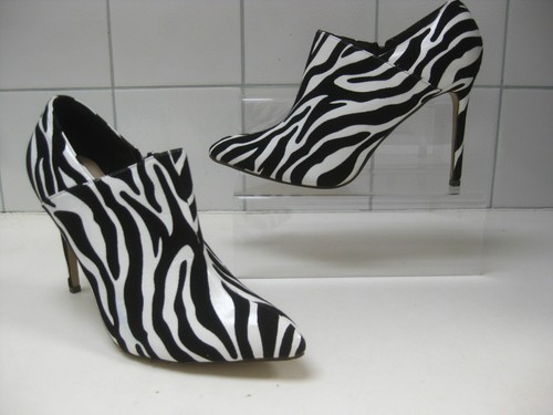 Zebra stiletto stiefel schuhe - zebra,
