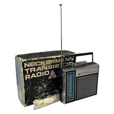 Neckermann Transistor Radio Model 1214 am fm Empfänger Kofferradio Vintage Defek