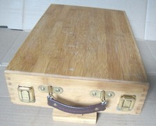 Kunst staffelei box aus holz - staffelei,