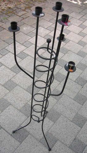 Sechsarmiger bodenleuchter - sechsarmiger,