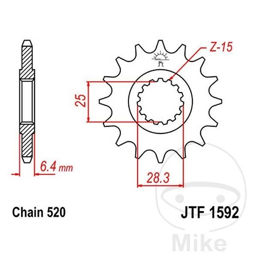 Ritzel für yamaha yfm 700 - yfm,