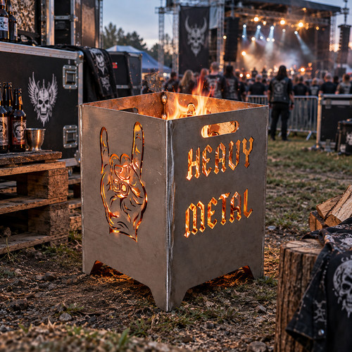 Feuerkorb heavy metal - heavy, hand