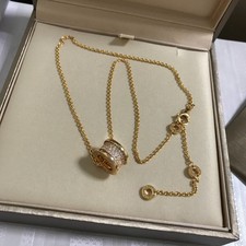 Echt✯Bvlgari✯18K Rotgold Full Pave Diamant Collier