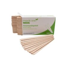 Medi-Inn Holzmundspatel, Holzspatel, Mundspatel,  unsteril, 100er Pack