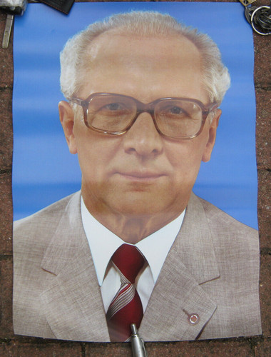 Ddr plakat erich honecker gdr - plakat,