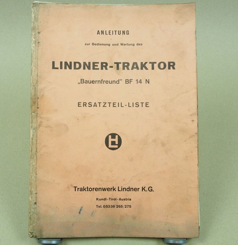 Lindner bf14n traktor - lindner,