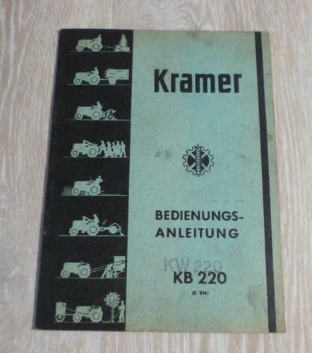 Kramer schlepper kb220 - kramer,