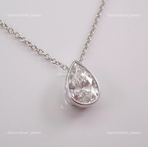 14k weißgold lab grown - 14k,
