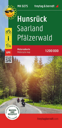 Hunsrück motorradkarte - hunsrück,,