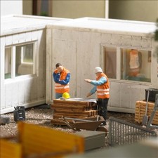 Busch H0 1:87 79876 Action Set: Baubesprechung Ratlosigkeit NEU OVP