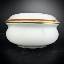 Wunderschöne Porzellan Deckeldose 2. Wahl Meissen im Dekor Koralle mit Goldrand