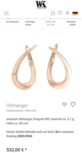 Echt gold ohrringe - echt, 585