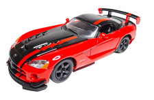 Burago Dodge Viper ACR Rot/Schwarz Scale 1/24 Modellauto Fahrzeug !