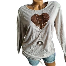 Umstands T-Shirt Umstandsmode Schwangerschaftsmode Größe 44/46 Langarm (710) NEU