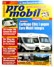 promobil 11/2005 - Carthago Chic gg Eura Mobil Integra - Tec Freetec 708 -Winter
