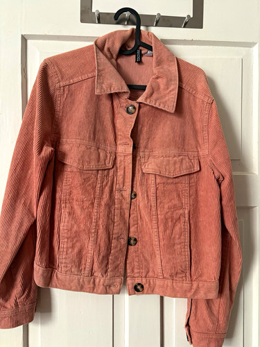 Cordjacke rosa s - h&m,
