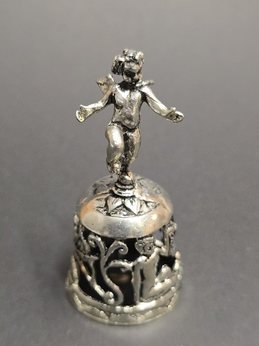 800 silber miniatur glocke - 800,