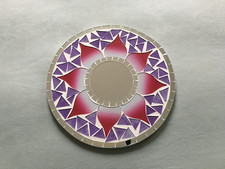 spanischer Mosaikspiegel rot-lila