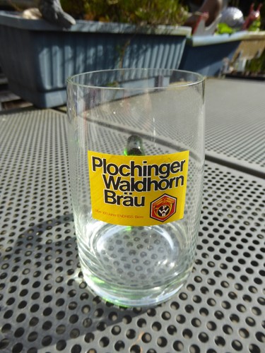 Altes liter bierglas - altes,