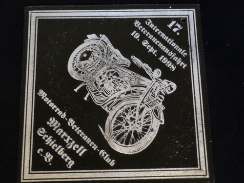 Alte plakette motorrad - alte,