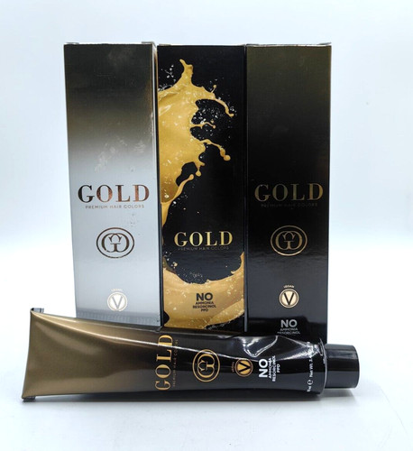 Gold premium hair colour - gold,