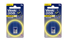 2x VINNIC 11A 6V Alkaline-Batterien L1016F 1BL E11A GP-11A GP11A im Blister