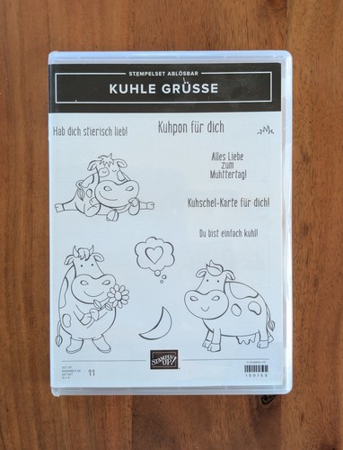 Stempelset kuhle grüße v - stempelset, grüße"