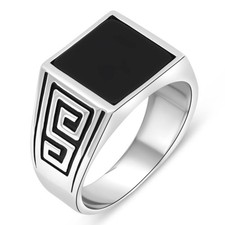 Siegelring onyx stein schwarz - onyx,