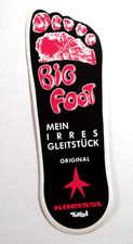 Werbe-Aufkleber Kneissl Tirol Big Foot Mein irres Gleitstück Fun-Ski 1990