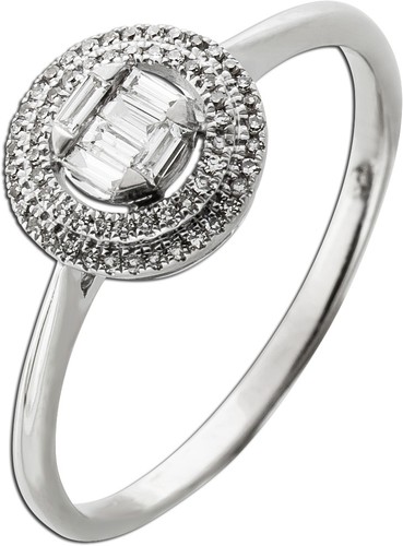 Diamantring weißgold 750 18k - 750,