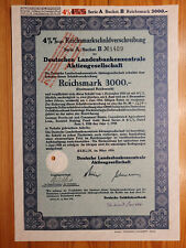 D: Deutsche Landesbankenzentrale AG, SV 500 RM, Berlin, 1934*