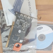 LaCie FireWire 800 PCI-X Card 4 Port Extern IEEE 1394b Windows, Linux, Mac