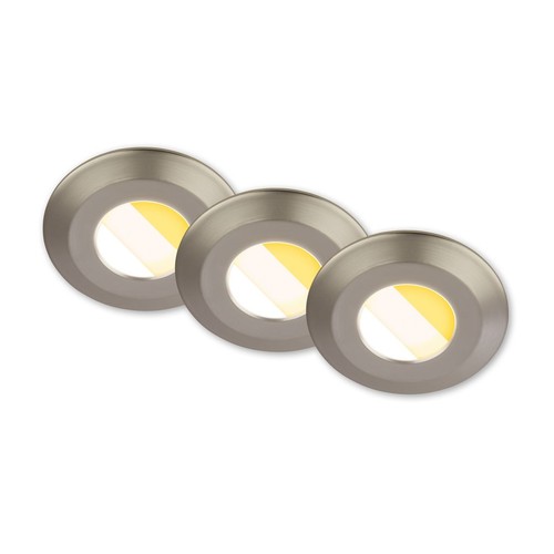 3er set led bad - set, einbaustrahler