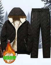 Set-Fleece Jacke und Hose , Gr. XXXL, Schwarz