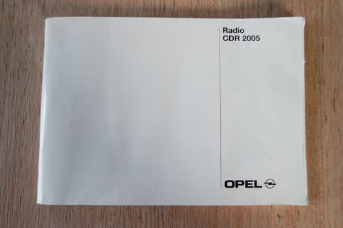 Original opel cdr - original, radio