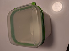 Tupperware Bellevue 4 L Hellgrün-Weiß-klar Große Klappbox Mehl Cornflakes neuwer