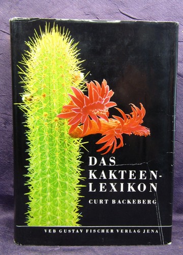 Backeberg das kakteenlexikon - backeberg,
