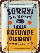 Retro blechschild vintage - blechschild,,