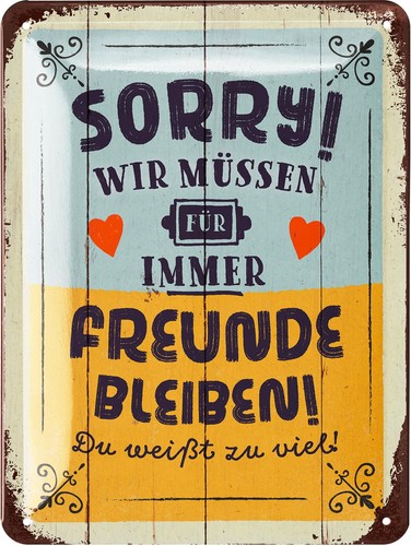 Retro blechschild vintage - blechschild,,